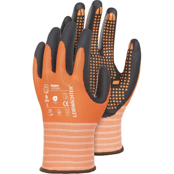 Triuso Nylon-Spandex-Handschuh mit Nitril-Beschichtung LW3006 