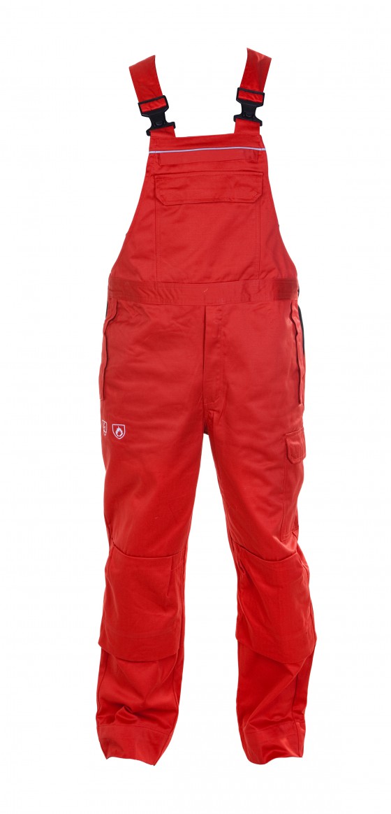 Hydrowear Maarssen 043455K Multi Cotton Latzhose Rot