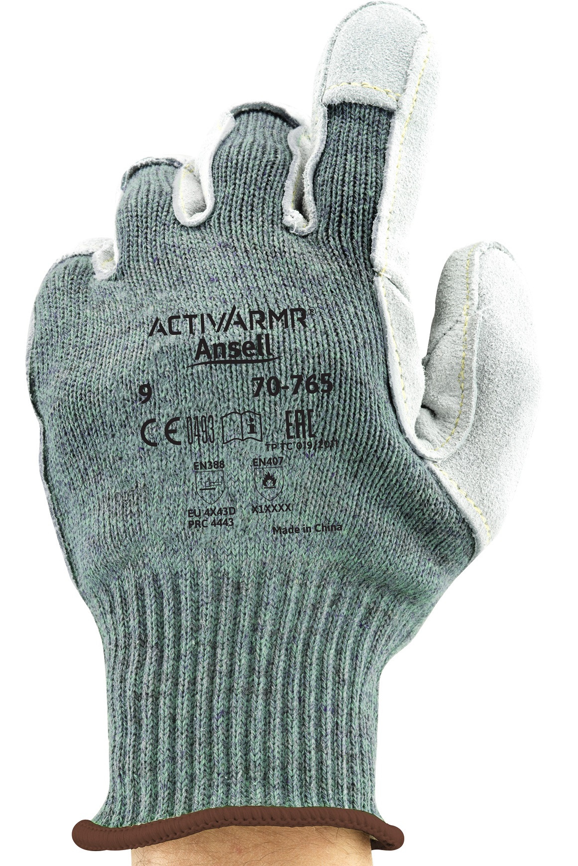 Ansell ActivArmr 70-765 Leder-Schnittschutzhandschuhe Level D