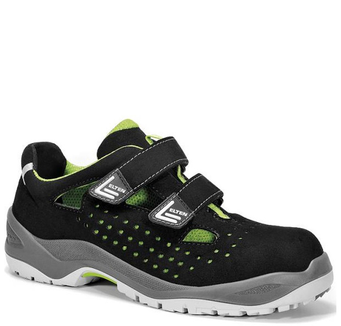 Elten Impulse green Easy 712551 Sandalen ESD S1P schwarz/grün