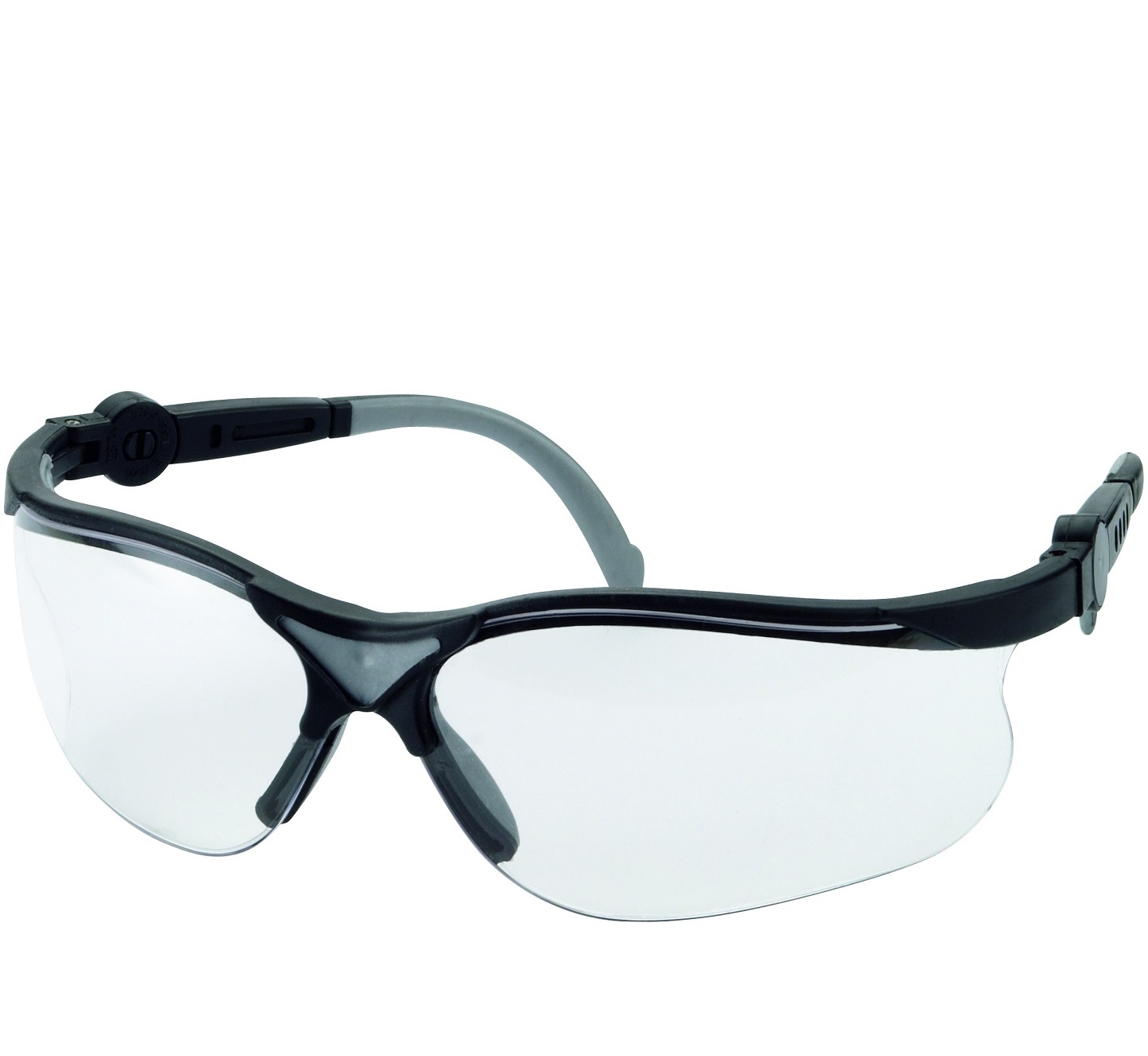 Bügelbrille Modell 627 farblos PC 2 mm kratzfest antifog