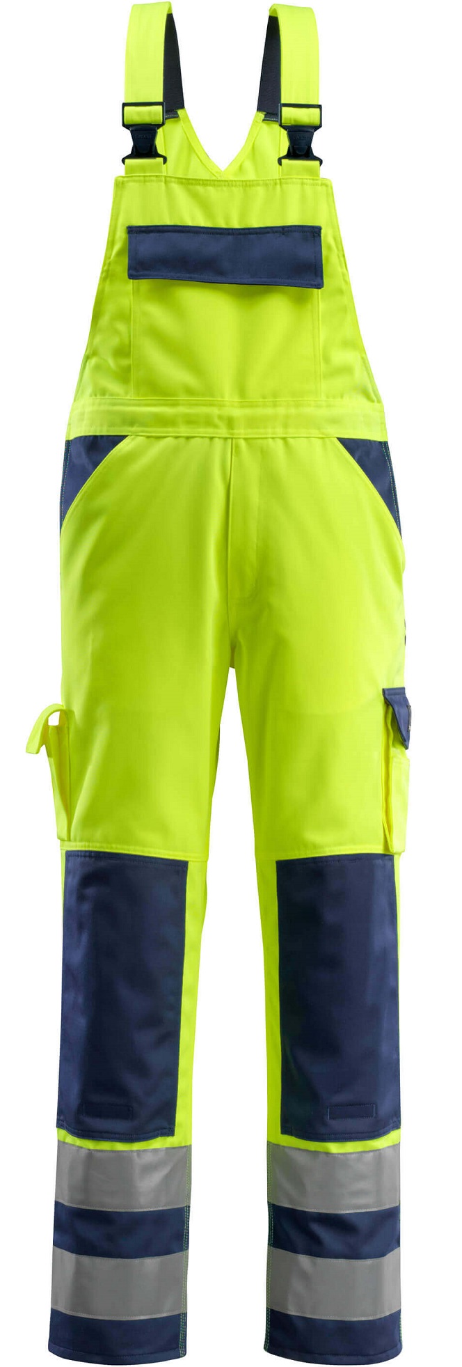 07169-470-171_P01_1000pxweb Mascot BARRAS 07169-470 Warnschutz-Latzhose mit Knietaschen