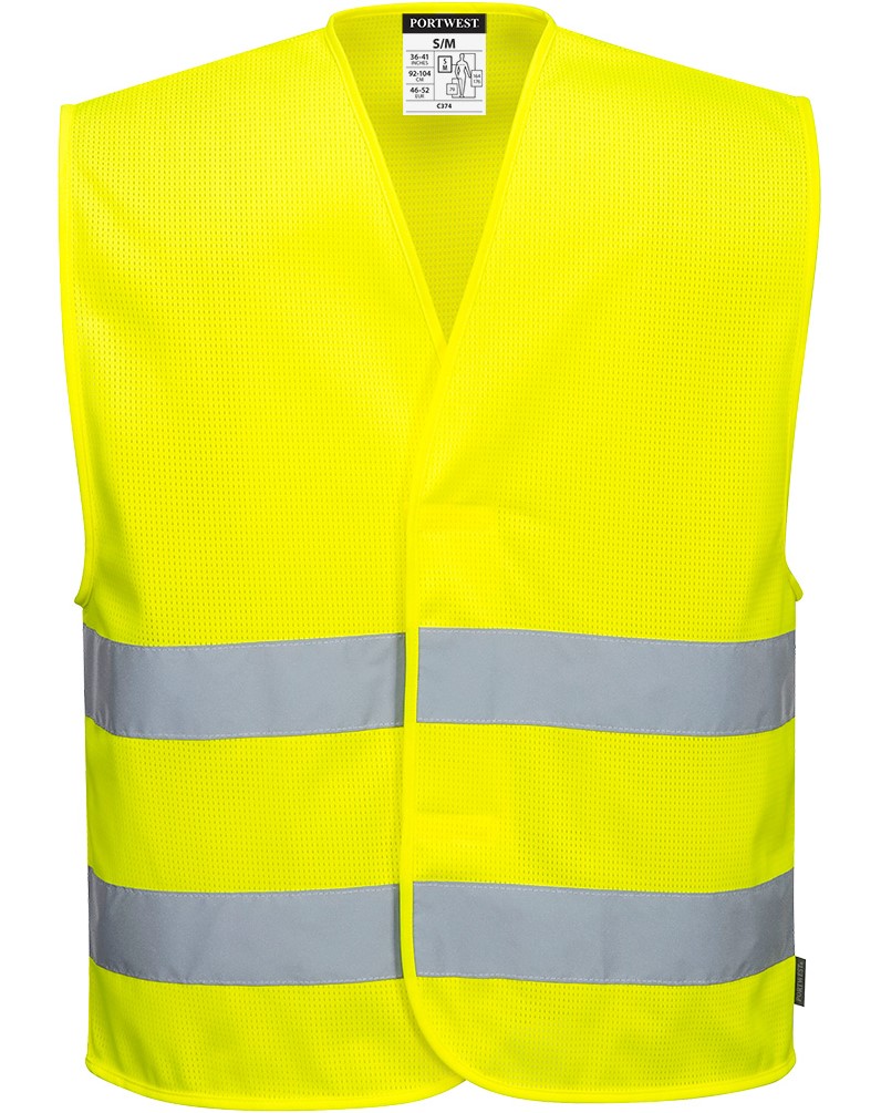 Portwest C374 Warnschutz-Netzweste mit Reflexstreifen