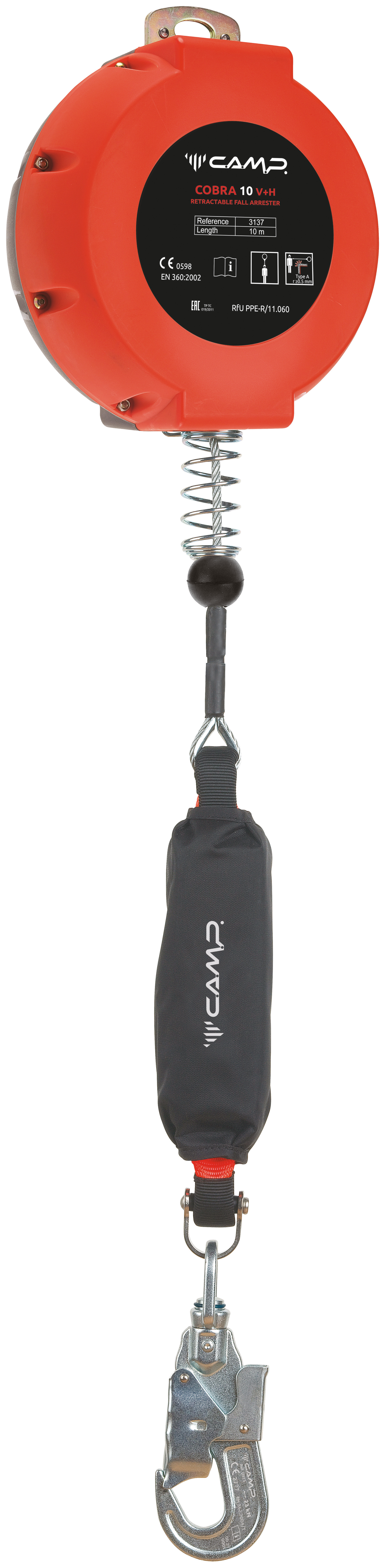 C.A.M.P Cobra 10m V Absturzsicherung mit Rückholvorrichtung