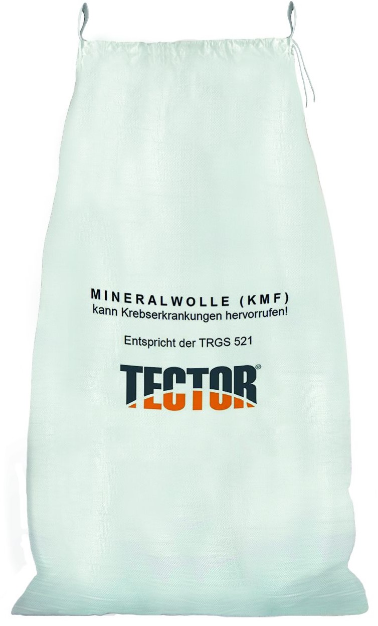 Tector 84712 KMF-Sack 140 x 220 cm mit Hebeschlaufen für Mineralfaserabfälle