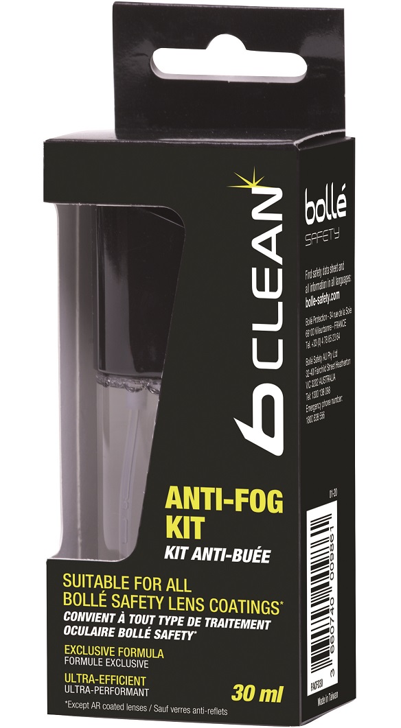 Bollé 30 ml Anti-Beschlag Kit B-CLEAN B200 PACF030