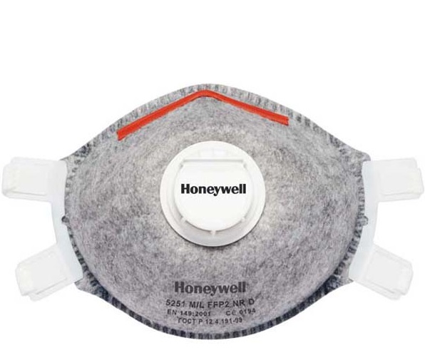 Honeywell Spezialmaske gegen organische Gase und Dämpfe unter Grenzwert 5251 mit Ventil