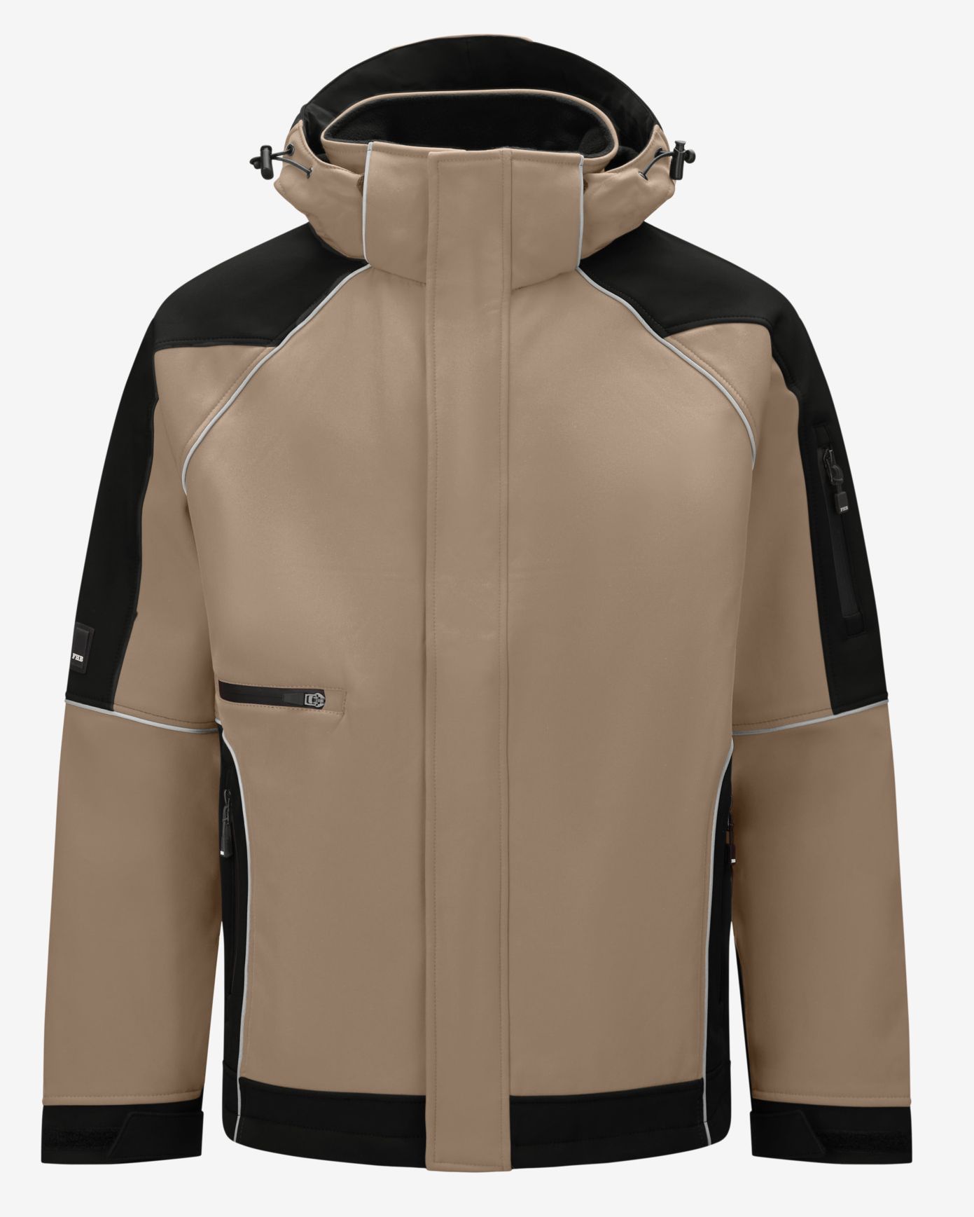 beige-schwarz