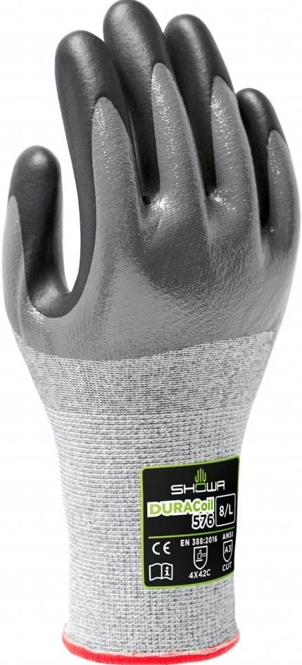 SHOWA Duracoil 576 Nitril-Schnittschutzhandschuhe Level C