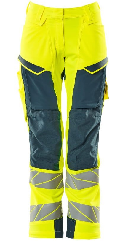 leuchtgelb-dunkelpetroleum