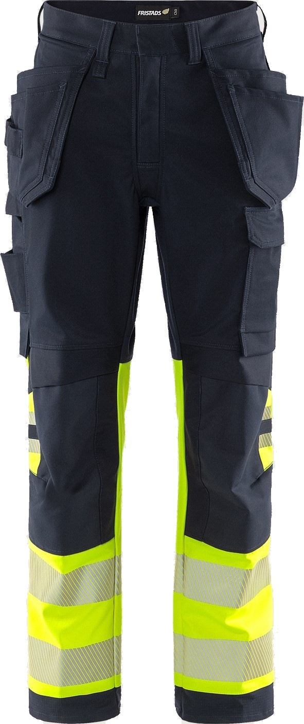 Fristads 302174 Flamestat Green High Vis Handwerkerhose Kl. 1 2950 GFS