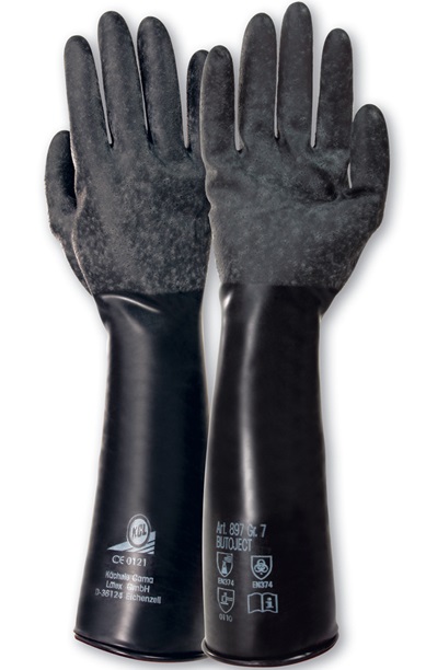 KCL 897 Butoject Butyl-Chemikalienschutzhandschuhe