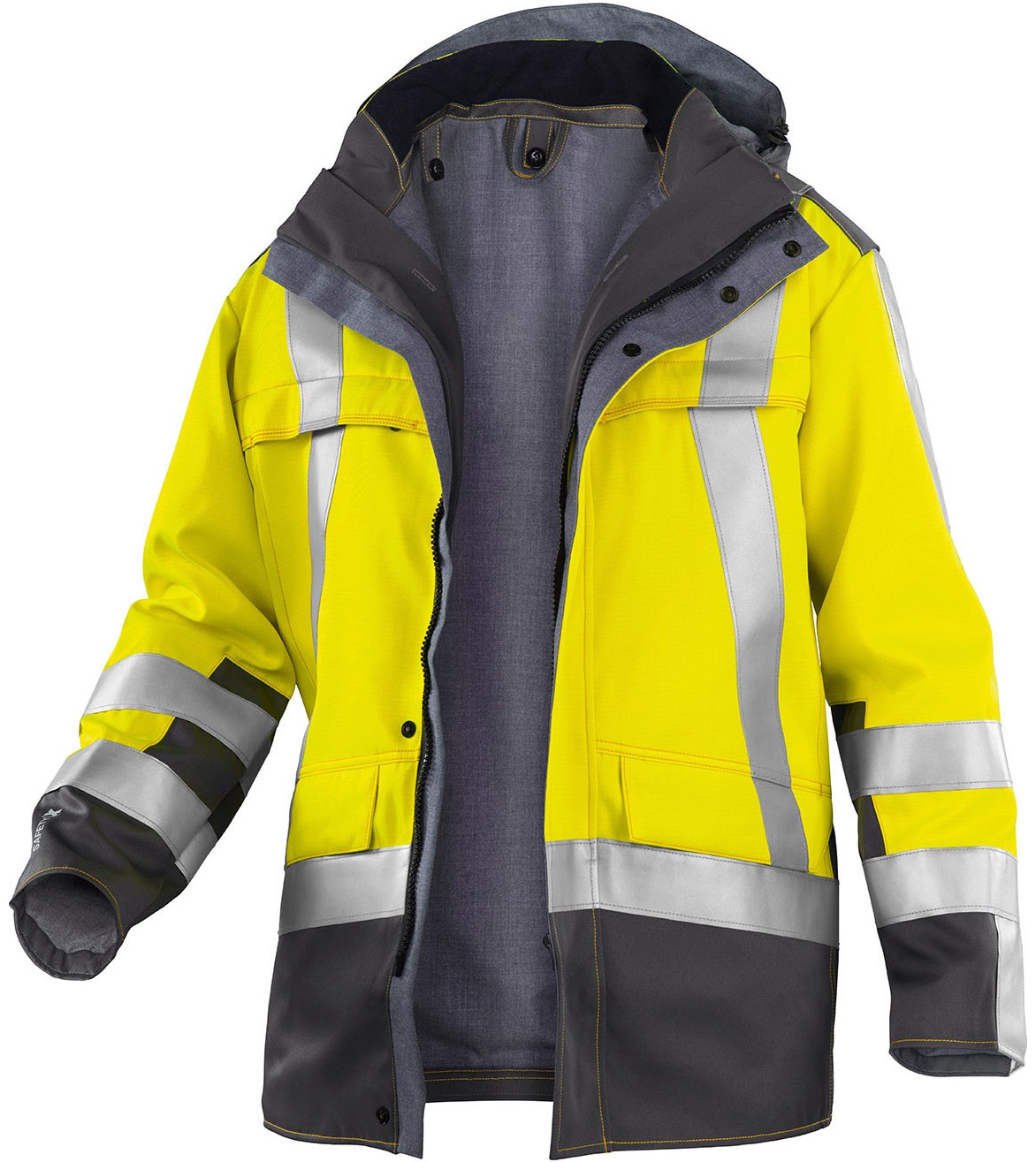 KUE-1969-8420-3497-XS - leuchtgelb-anthrazit