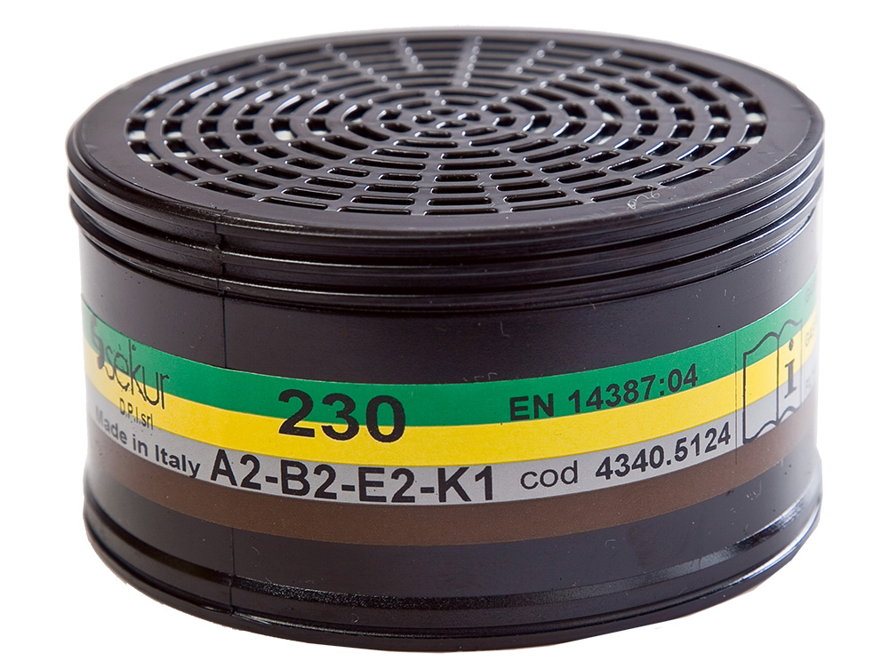 Ekastu Mehrbereichsfilter 230 A2 B2 E2 K1 (2 Stück / Paket)