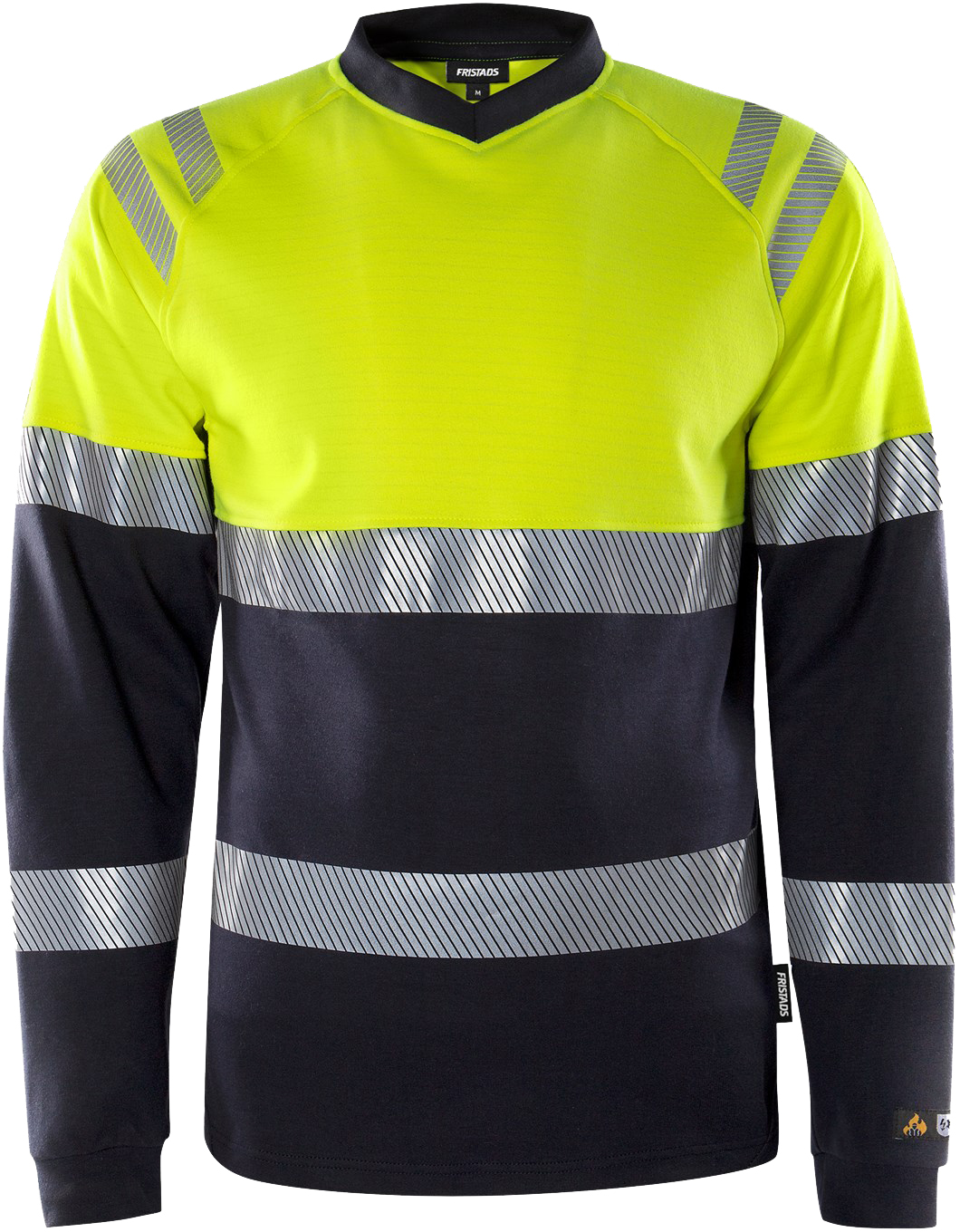 Fristads 133268 Flamestat High Vis Langarm-T-Shirt Kl. 1 7107 TFL
