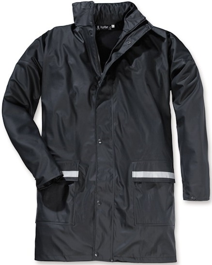 Scheibler Elutex PU-Regenjacke mit Reflexstreifen nachtblau