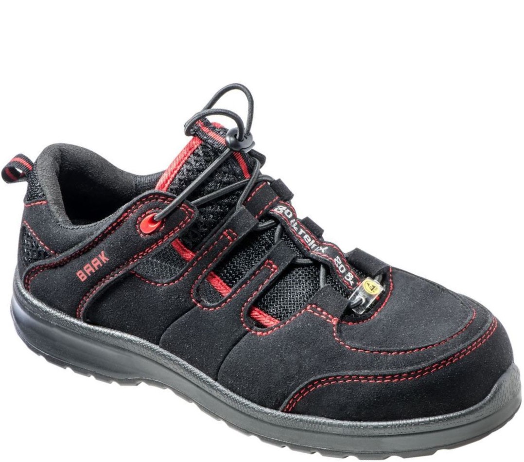 Baak 32112 Sue2 Damen-Sandalen S1 SRC ESD schwarz-rot