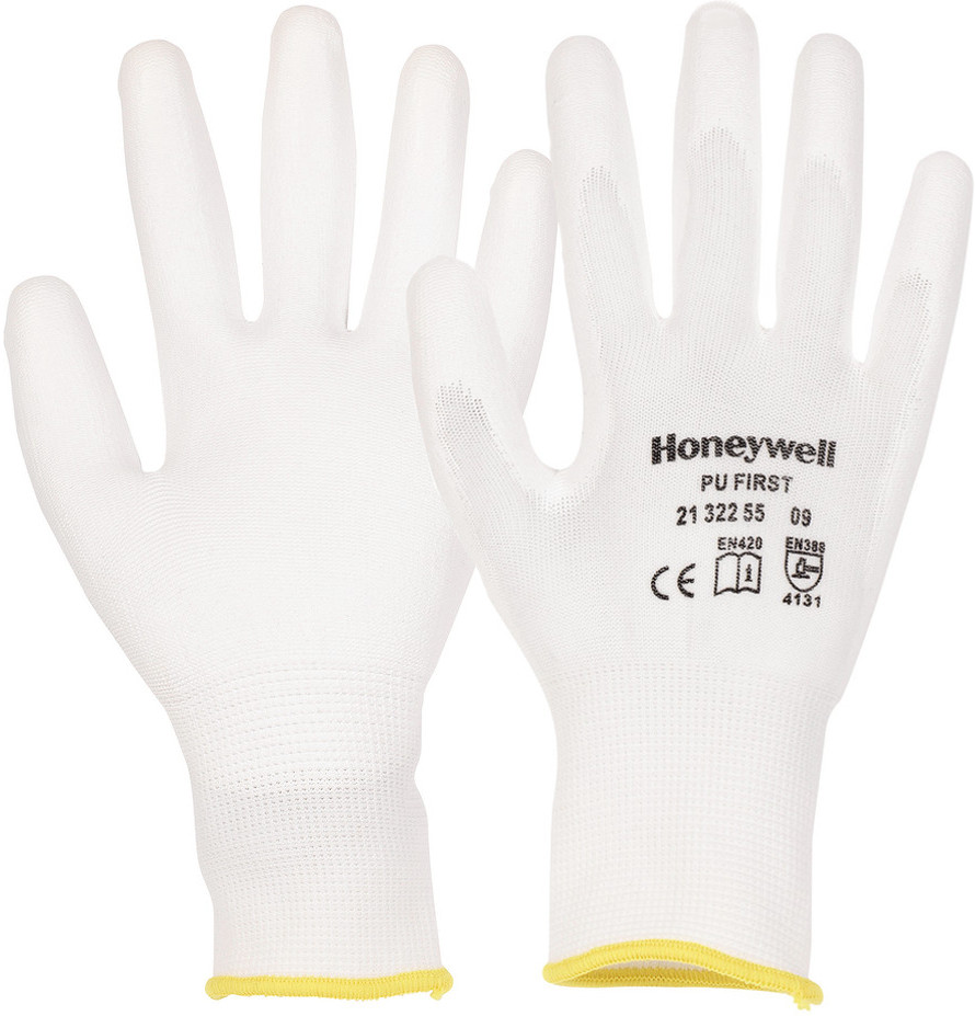 Honeywell 2132255 Perfect Poly PU First White PU-Strickhandschuhe