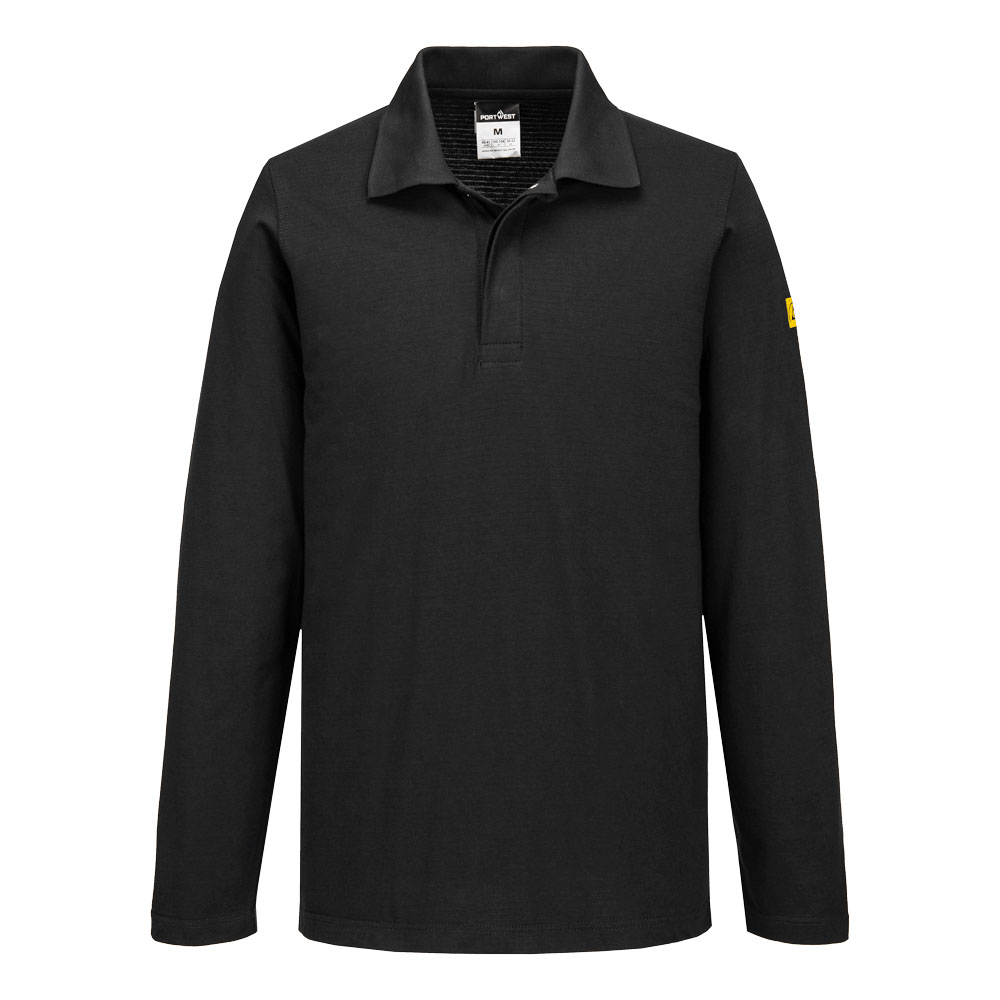 Portwest AS23 antistatisches ESD-Poloshirt langarm