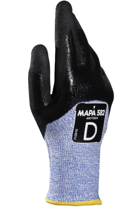 Mapa KryTech 582 Nitril-Schnittschutzhandschuhe Level D