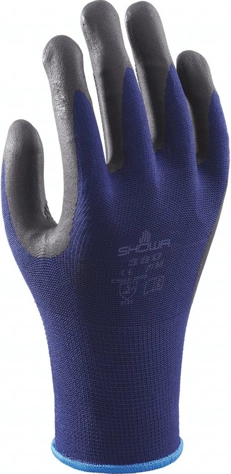 SHOWA 380 Nitril Schutzhandschuh schwarz-blau