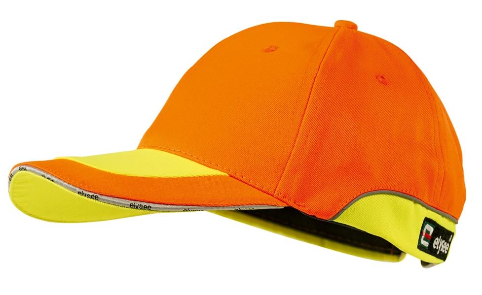 elysee Andreas 22589 Warnschutz-Cap orange-gelb