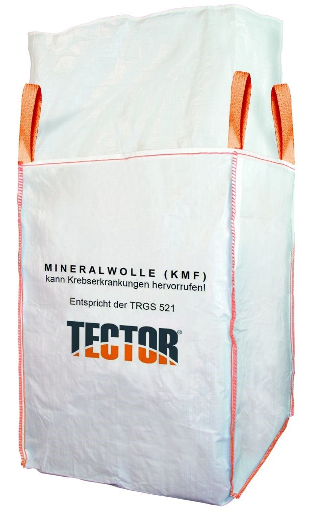 Tector 84670 Big Bag Mineralwolle 90 x 90 x 120 cm mit Aufdruck
