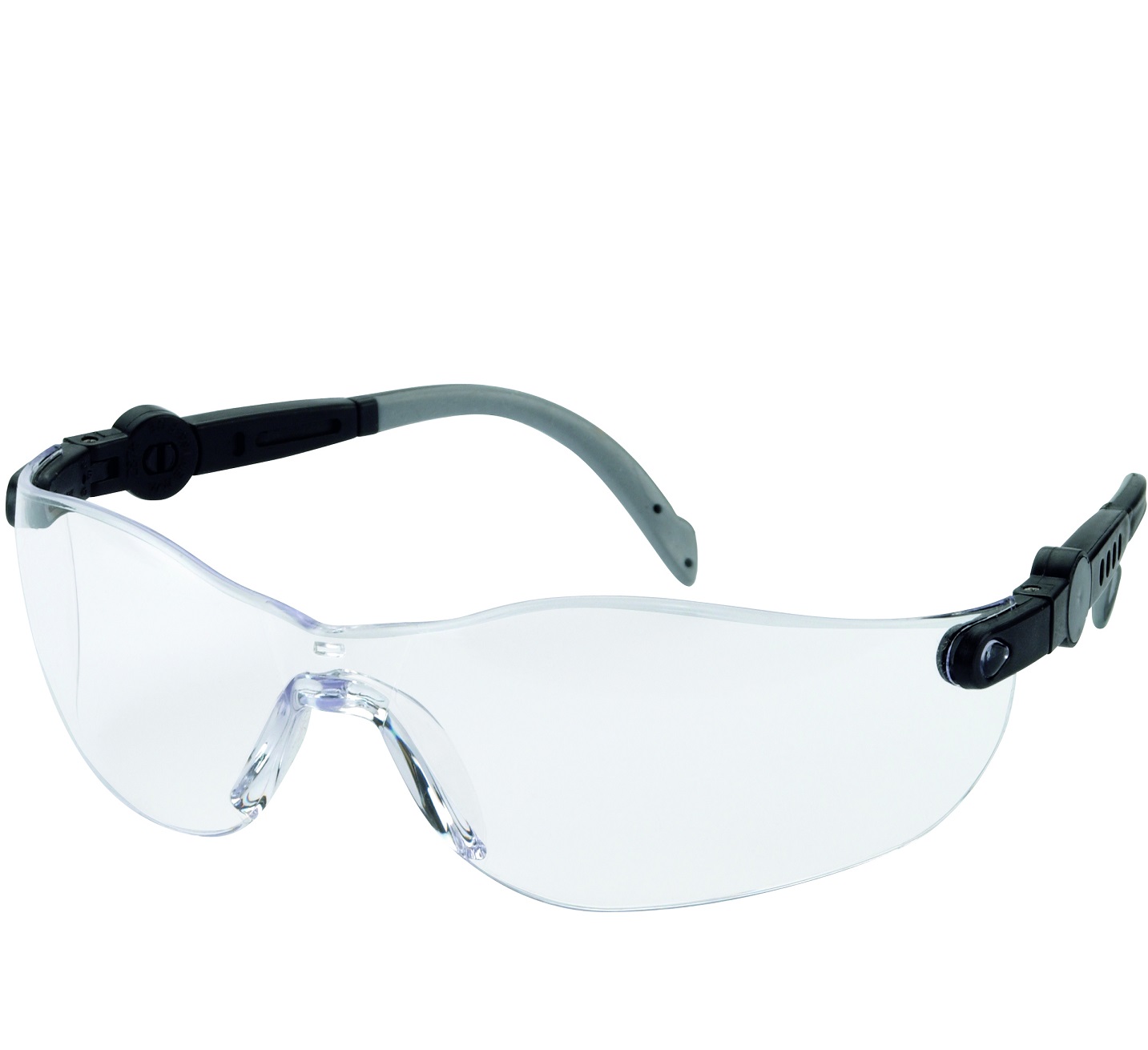 Bügelbrille Modell 629 farblos PC 2 mm kratzfest antifog