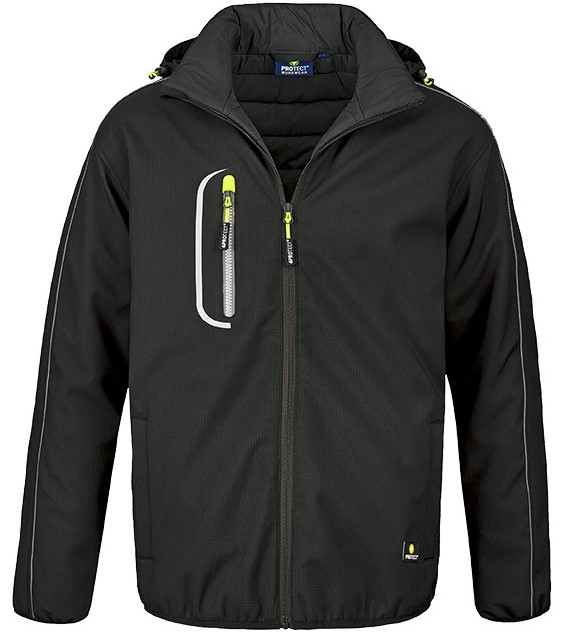 4 Protect KNOXVILLE 3387 Winter-Softshelljacke schwarz