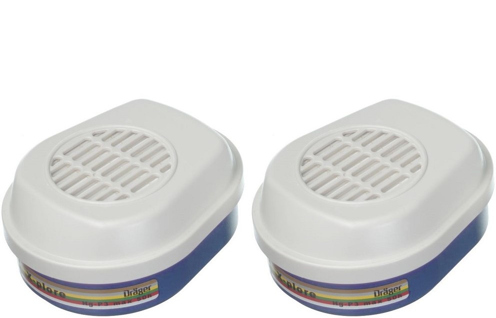 Dräger X-plore Bajonett Kombinationsfilter A1B1E1K1 Hg P3 R D 6738817