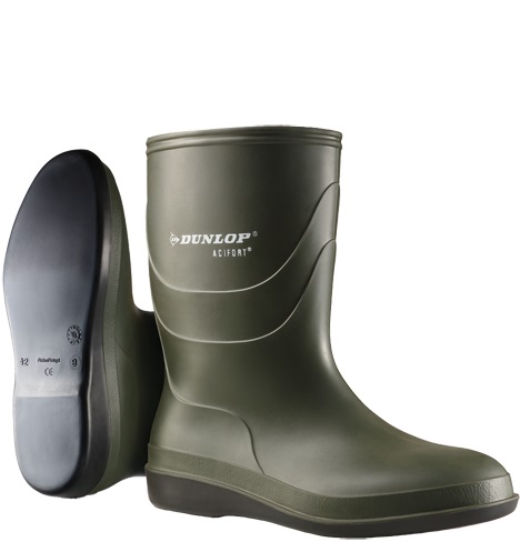 Dunlop Acifort Biosecure Calf Desinfektionsstiefel B550631 grün