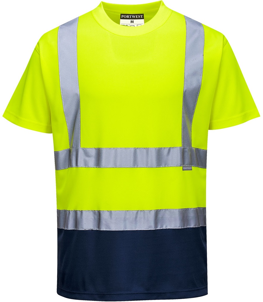 Portwest S378 Zweifarbiges Warnschutz T-Shirt