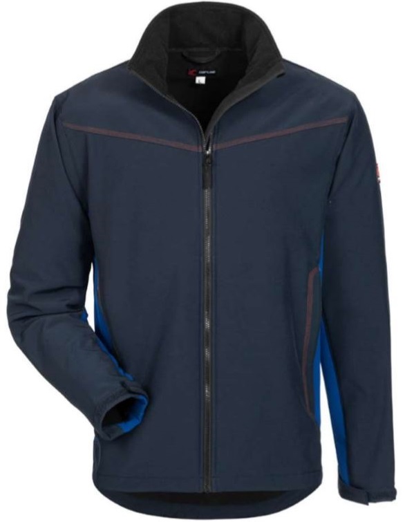 Craftland 19971 KLEMENS Softshelljacke marine-kornblau