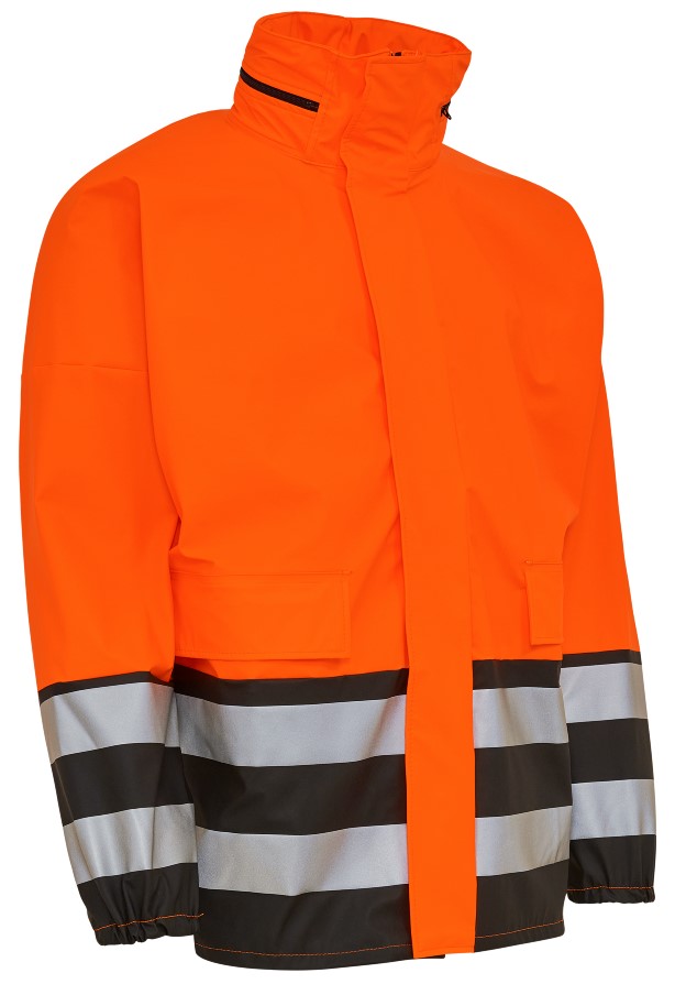 leuchtorange-schwarz