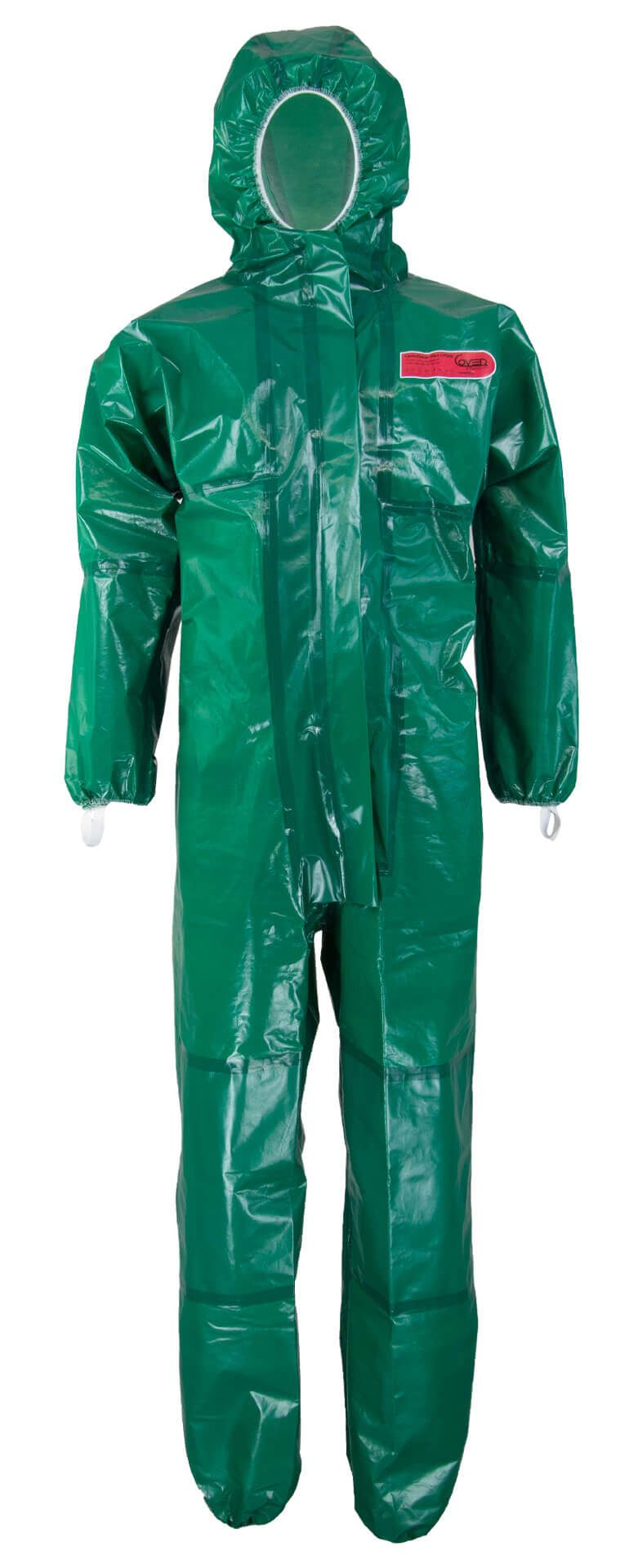 CoverChem Plus CP500 Schutzanzug grün Typ 3B, 4B, 5B, 6B