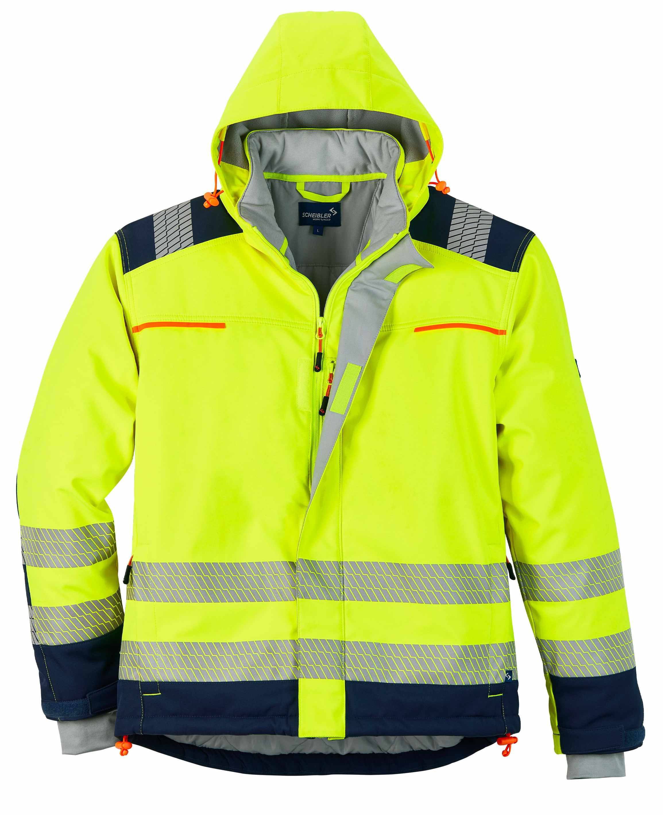  Scheibler Warnschutz-Thermosoftshelljacke Safeness in 2 Farben