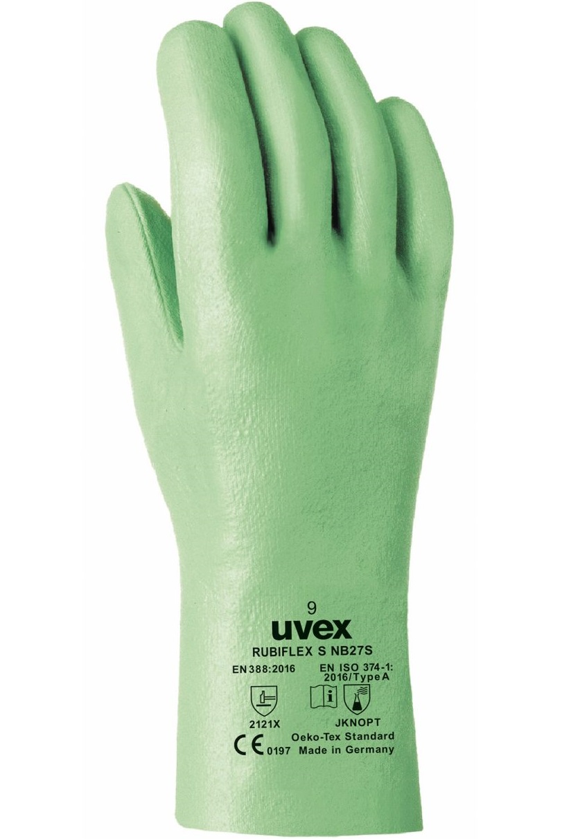 uvex 89646 rubiflex S NB27S Nitril-Chemikalienschutzhandschuhe