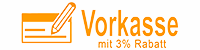 Vorkasse mit 3% Rabatt