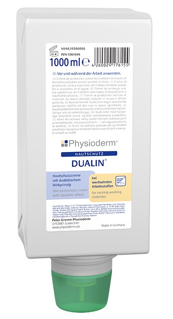 Greven Hautschutzcreme Dualin® (parfümiert) 1 Liter Flasche