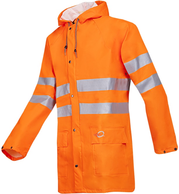 Sioen Unzen 3720A2FC1 Warnschutz-Regenjacke
