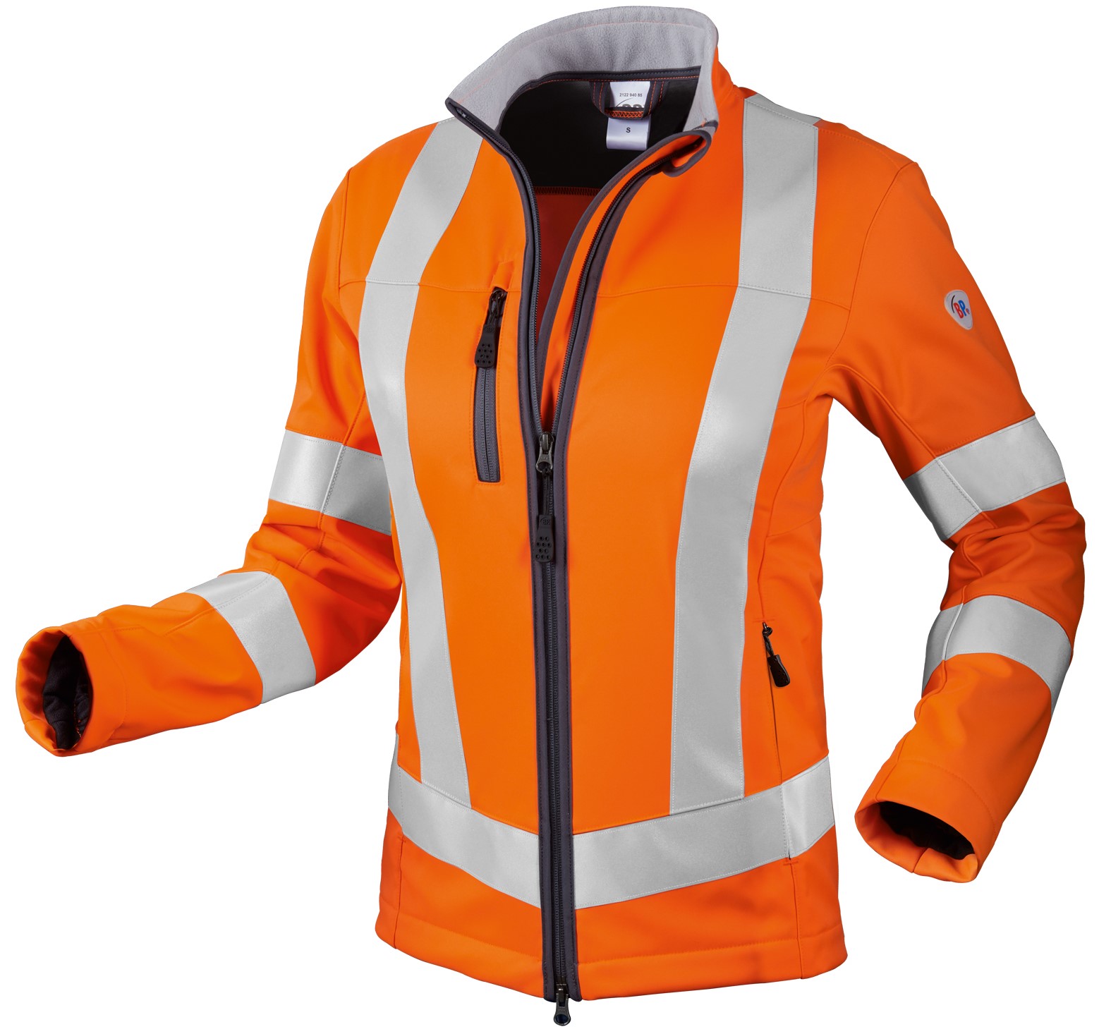 BP 2122-940 Warnschutz-Softshelljacke Hi-Vis Comfort für Damen