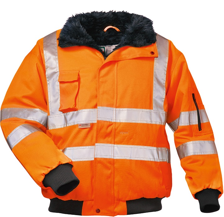 elysee 23557 GUSTAV Warnschutz-Pilotenjacke leuchtorange