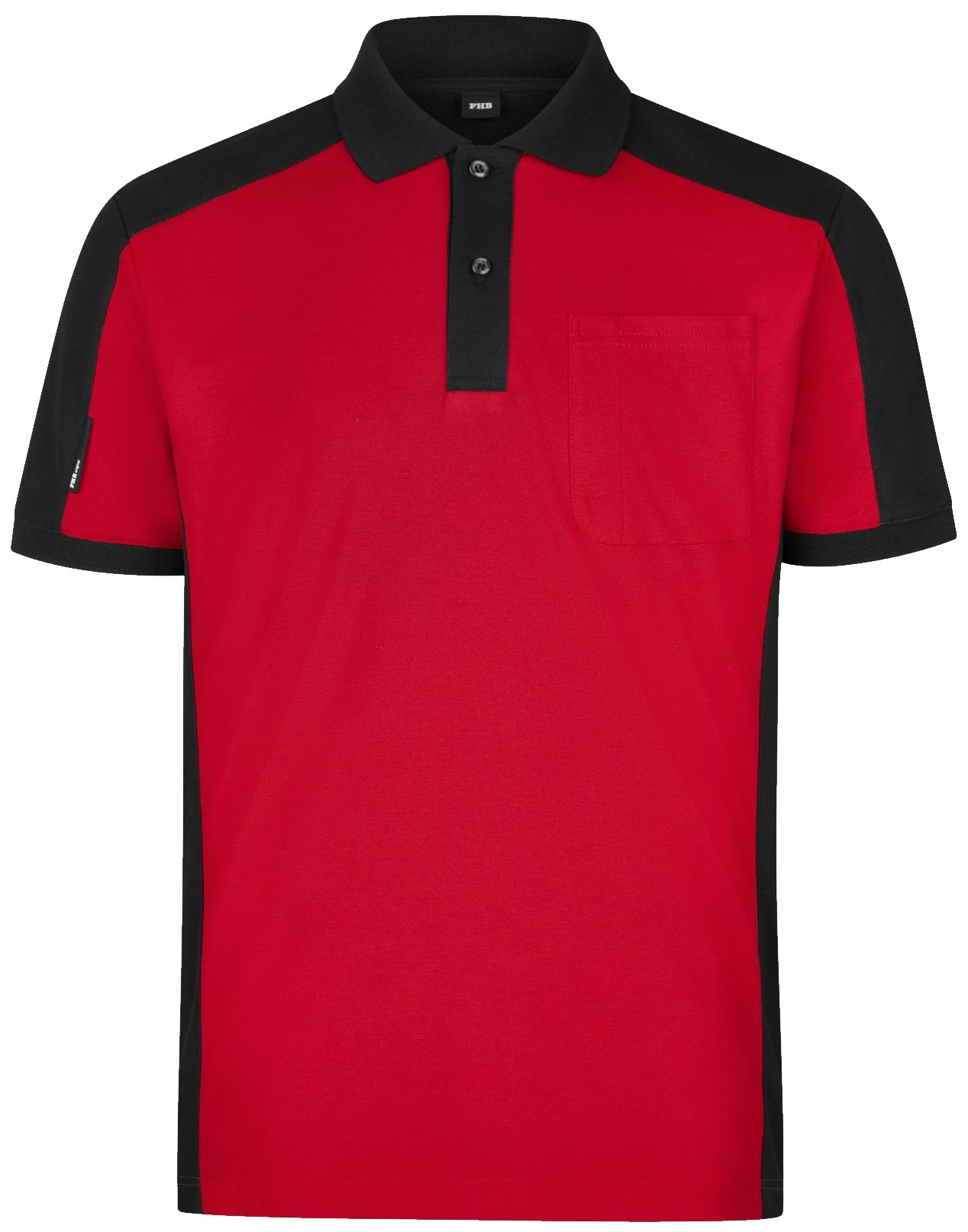FHB 91490 KONRAD Poloshirt zweifarbig für Arbeit und Freizeit