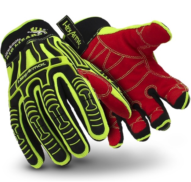 HexArmor Rig Lizard 2021X Hitze-Stoß-Schnittschutzhandschuhe Level C