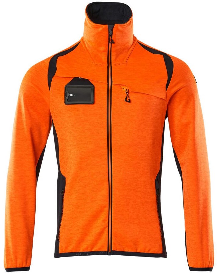 leuchtorange-schwarzblau