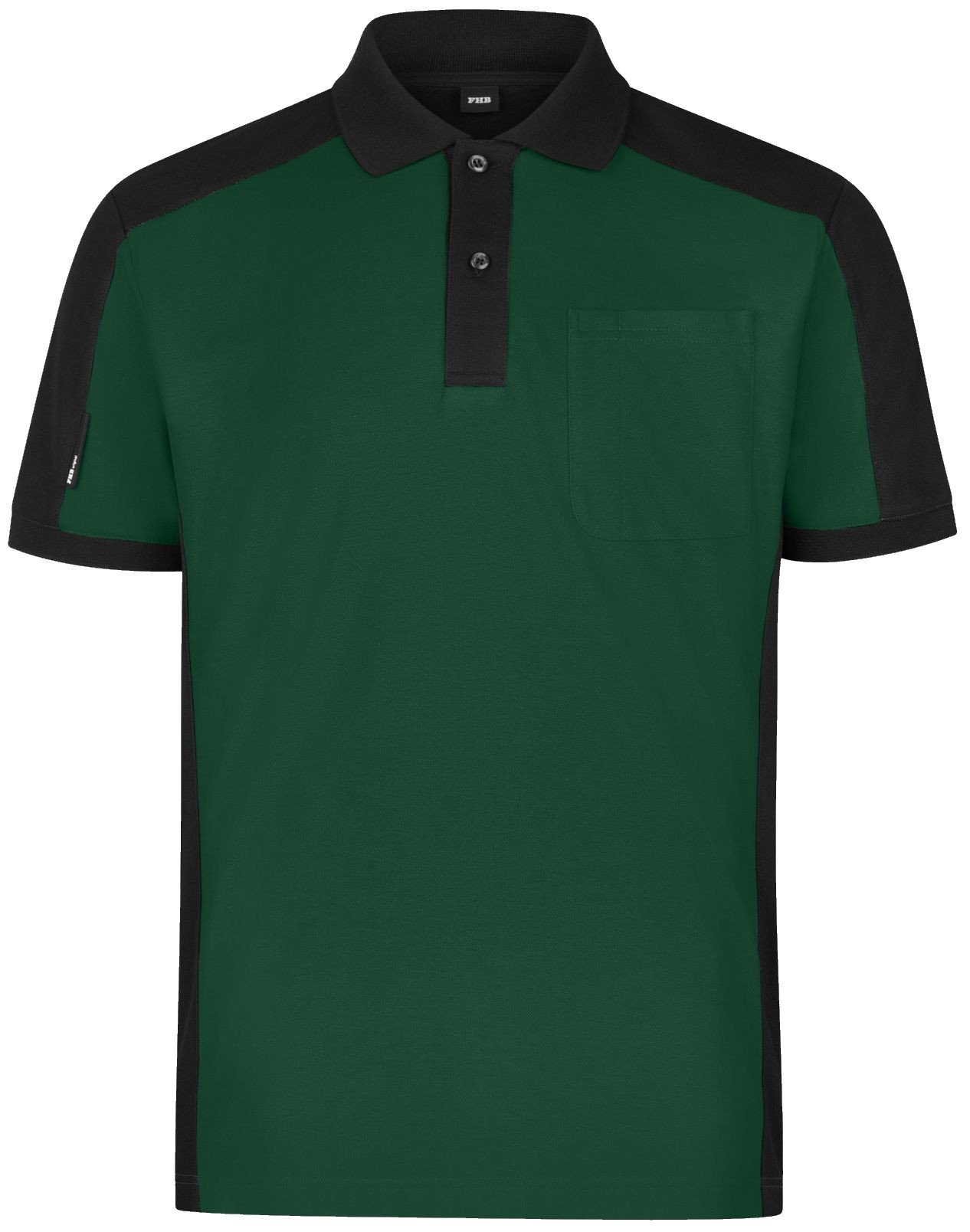 FHB 91490 KONRAD Poloshirt zweifarbig für Arbeit und Freizeit