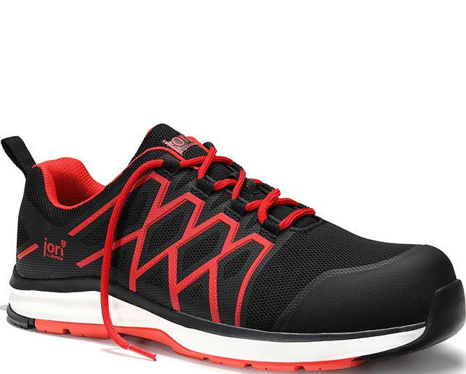 Jori jo_SWIFT black red Low 12061 Sicherheitsschuh ESD S1P