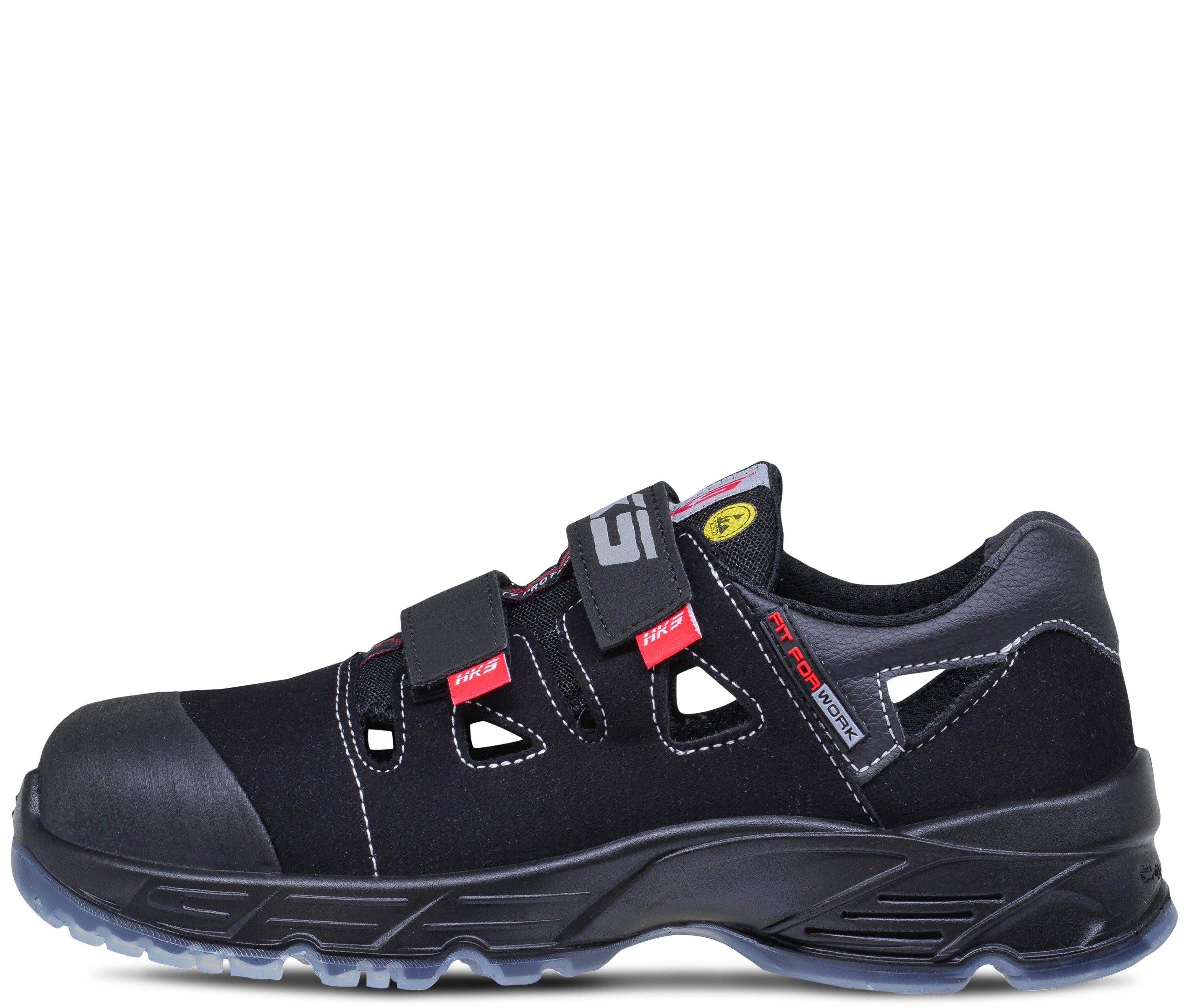 HKS Challenger Solar M Sandalen S1 SRC ESD mit Klettverschluss schwarz