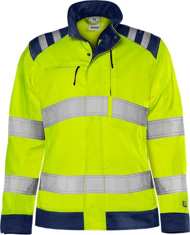 Fristads 131984 Green Damen-Warnschutzjacke Kl. 3 4068 GPLU