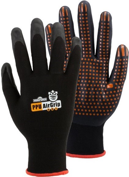 Work Power Airgrip Dot PPU-Schutzhandschuhe mit Noppen